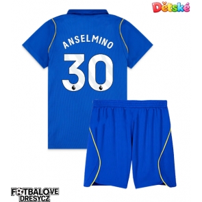 Chelsea Aaron Anselmino #30 Dětské Domácí dres komplet 2026-27 Krátký Rukáv (+ trenýrky)